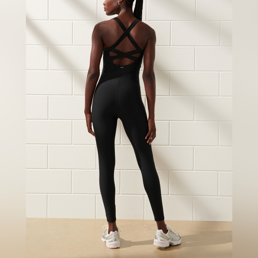 YPB SculptLUX 7/8 Length Cross-Back Onesie from Abercrombie and Fitch